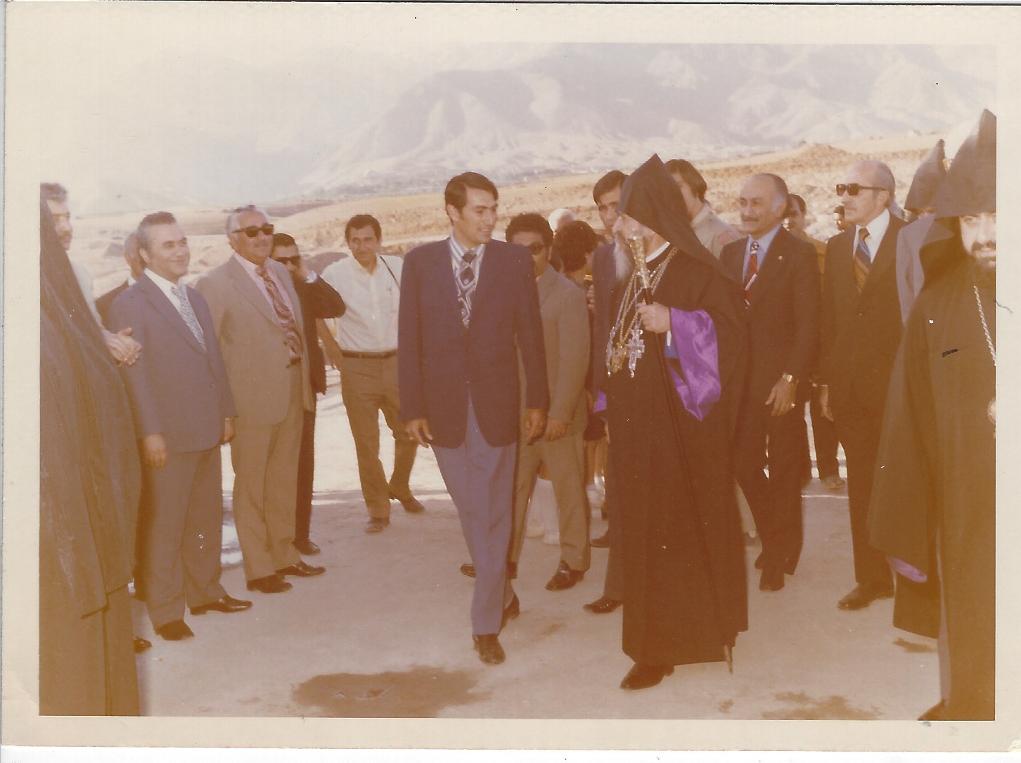 His Holiness  Khoren Vehapar Visiting Ararat Marzavan