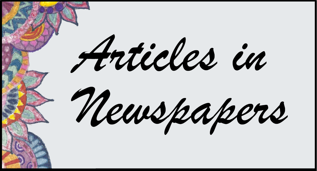 Articles in Newspapers
